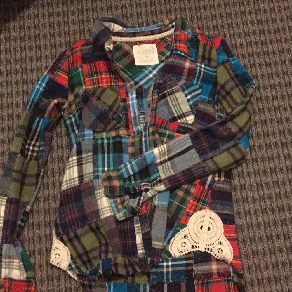Fun free people flannel